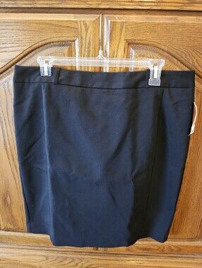 Classic Black Pencil Skirt - Professional Office Wear